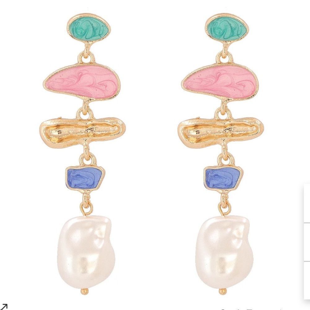 ColorfulβDangleβEarringsβN1081